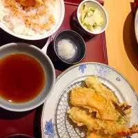 Snapdishの料理写真:卵天定食|Takahiko Saitoさん