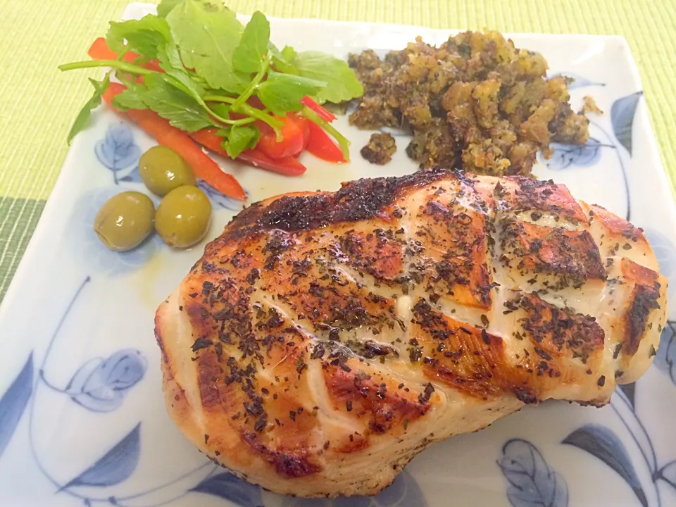 Grilled Chicken in Anchovy and Parsley sauce|Jaimie Alvarezさん