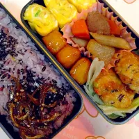 Snapdishの料理写真:肉を食べない女子高生のお弁当|Mitsu Tomaさん