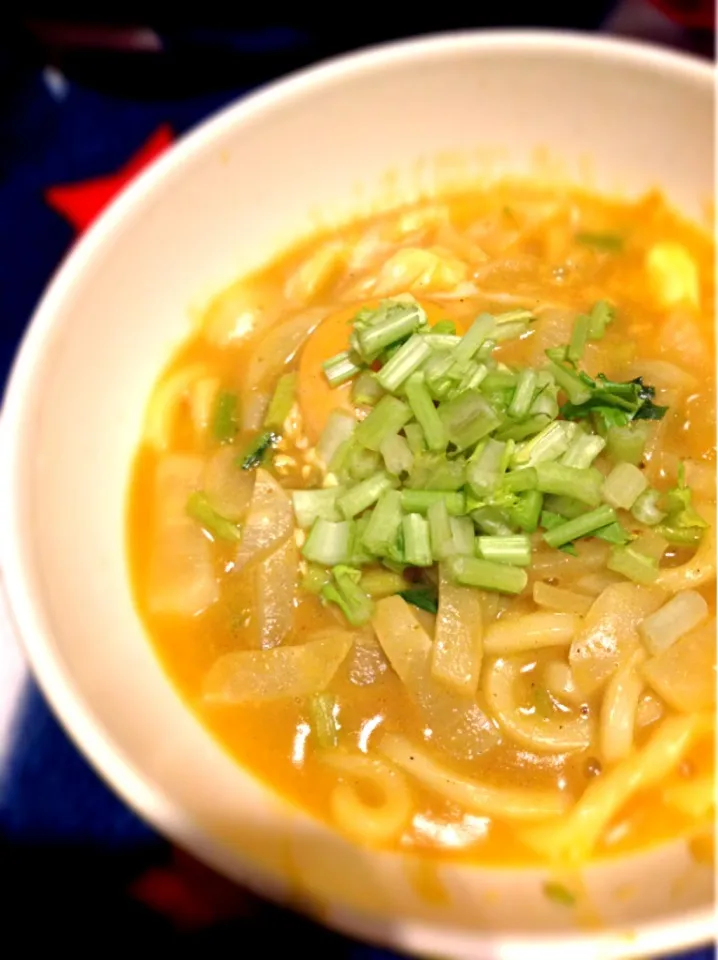 Turnip Curry udon (wheat noodle )|manamixさん