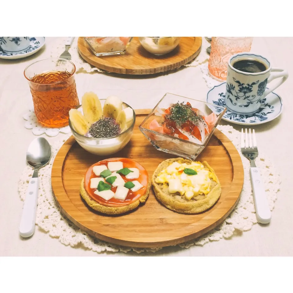 Snapdishの料理写真:母の日BREAKFAST Present❤︎|YuCafeさん