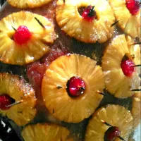 Grilled ham with pineapple and cherries|Daniaさん