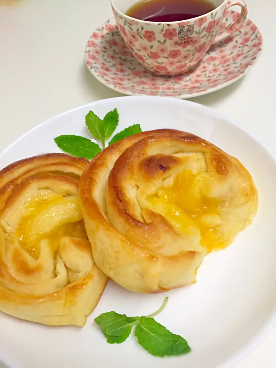 おかなさんの料理 簡単♪レモンカード♡を使って折り込みパン|ようくさん