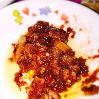 Snapdishの料理写真:Sautéed Bagoong|Irish Zaragozaさん