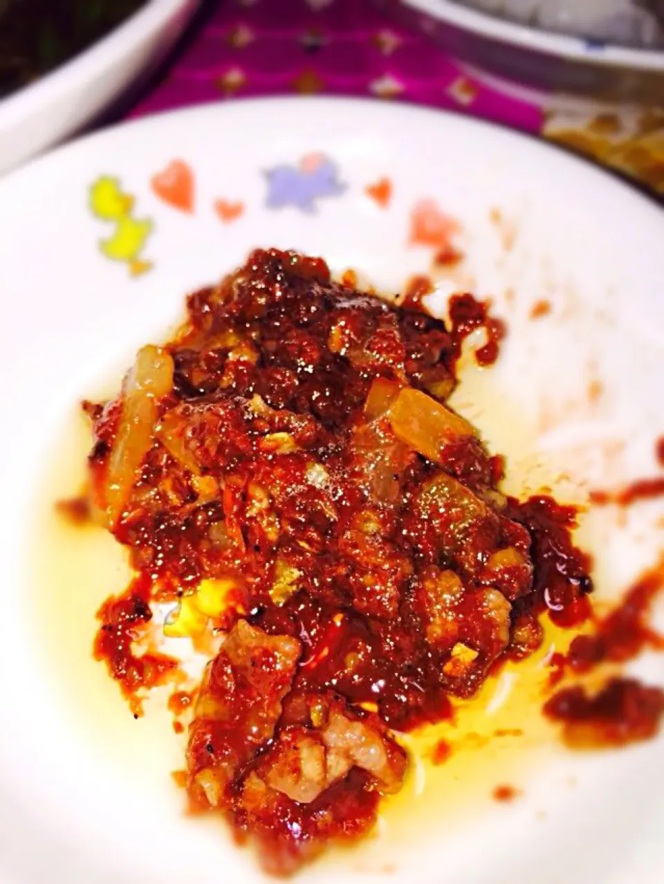 Snapdishの料理写真:Sautéed Bagoong|Irish Zaragozaさん