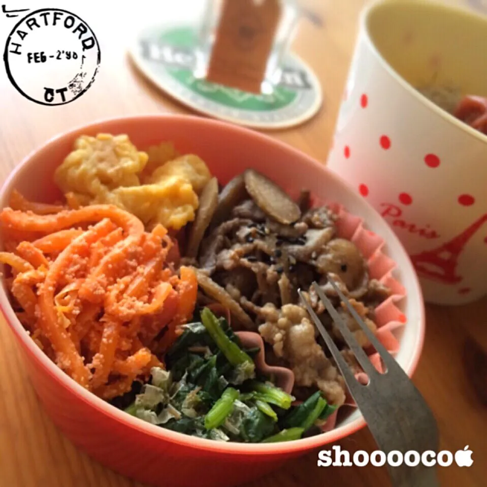 牛とごぼうのしぐれ煮弁|shoooocoさん