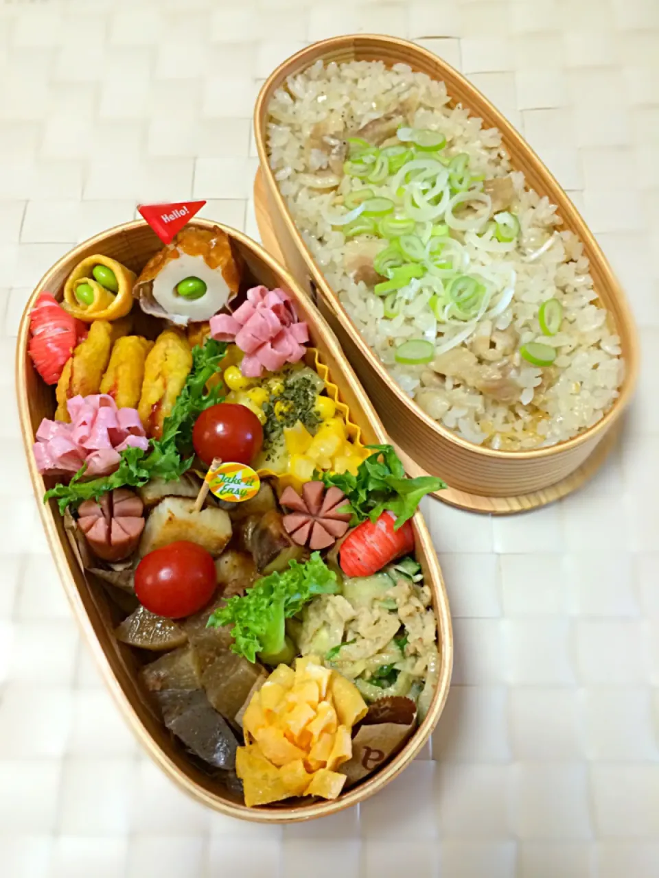 炊飯器でねぎ塩豚バラ炒飯弁当～♬|まぁちゃんさん