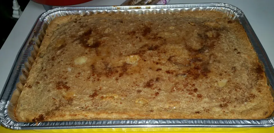 Homemade coconut bread pudding|Frank Ortizさん