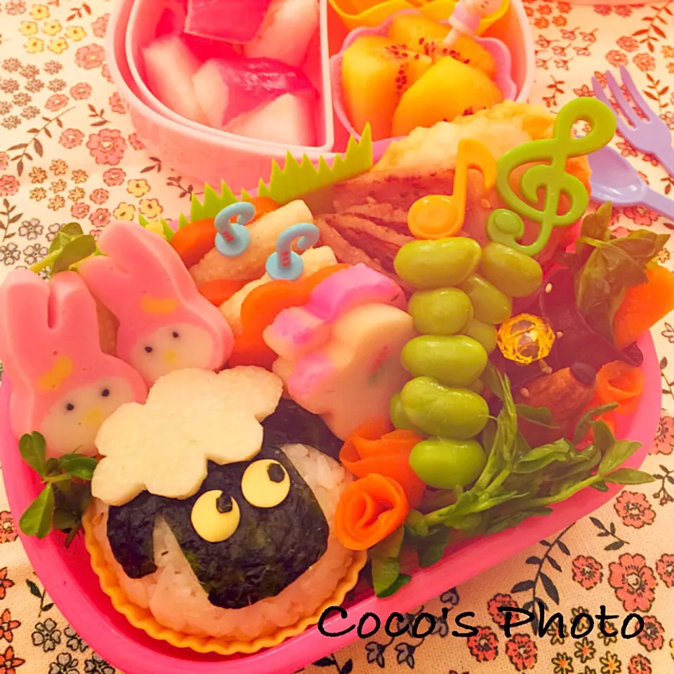 Snapdishの料理写真:Shaun the Sheepお弁当|Coco Huangさん