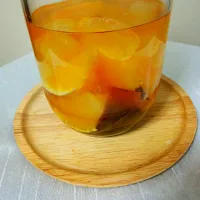 さくたえちゃんの今度はオレンジ🍊酢漬けたよ～～❤