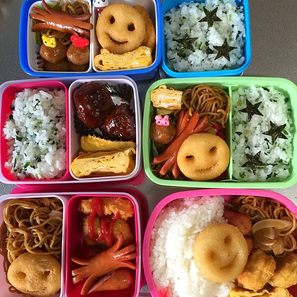 Snapdishの料理写真:4人分弁当|MEGUMIさん