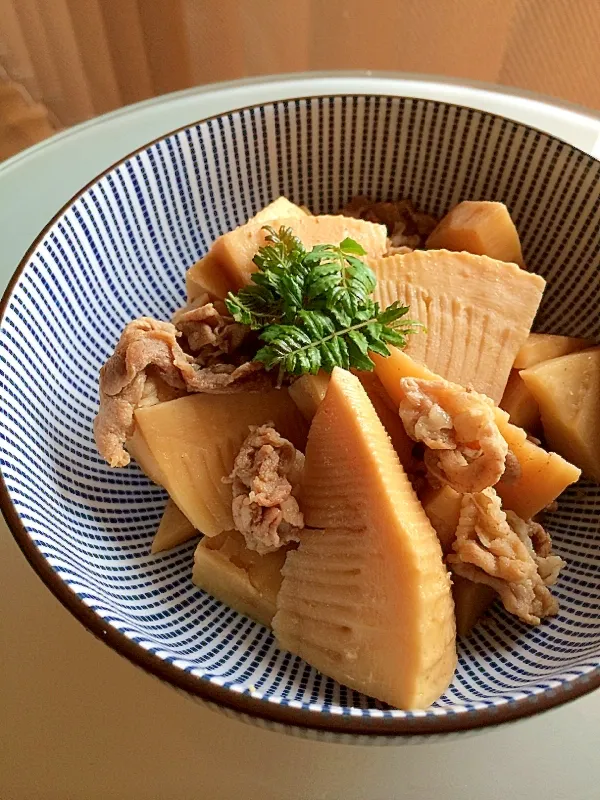 はなこばこさんの春だね！たけのこと豚バラ肉の旨煮|楽天レシピさん