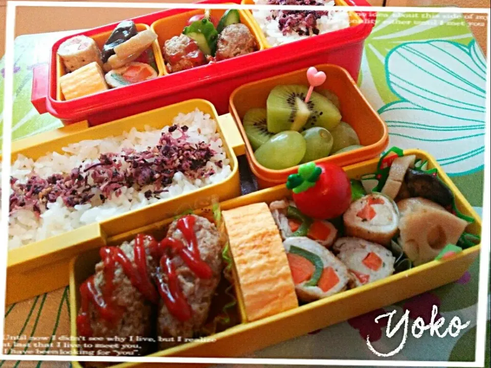 いつものお弁当～ハンバーグ～|yokoさん