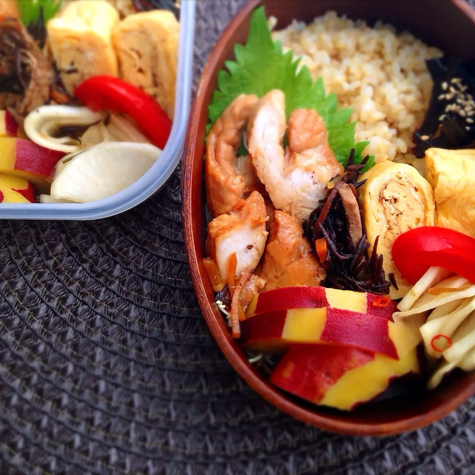 鶏胸肉の醤油煮弁当|colzaさん