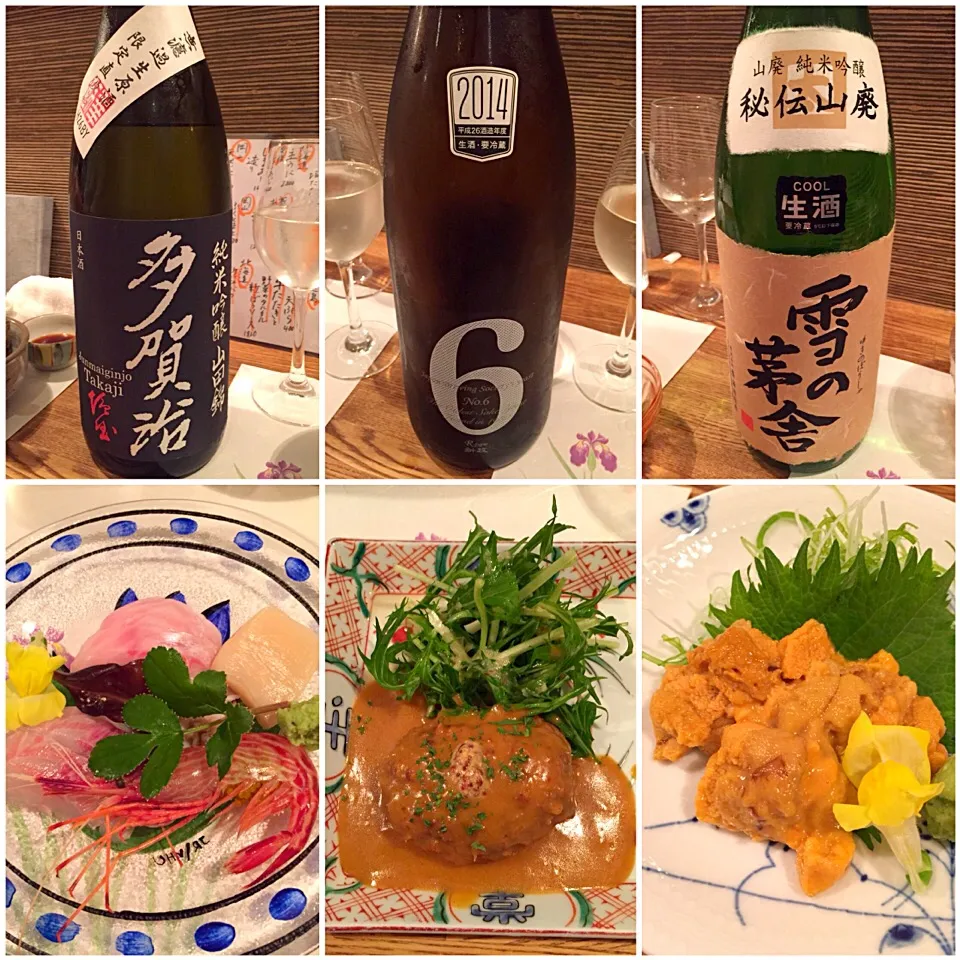 Snapdishの料理写真:岡山にて 日本酒と海鮮料理|tachiさん