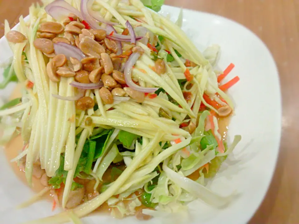 Ground Fish Salad with Mango and Nuts © √√√|🌼 Pooja's Kitchenette 🌼さん