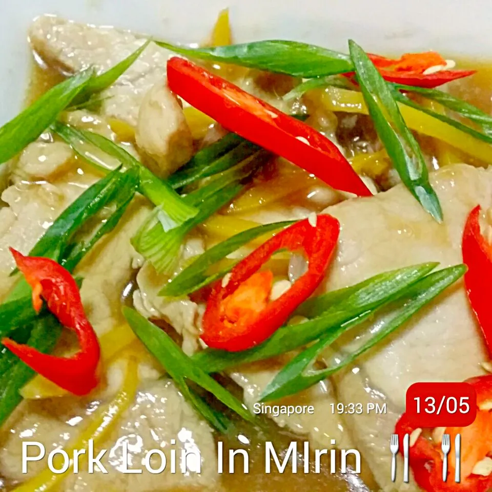 simple dinner - pork loin in MIrin|Chua Jeanさん