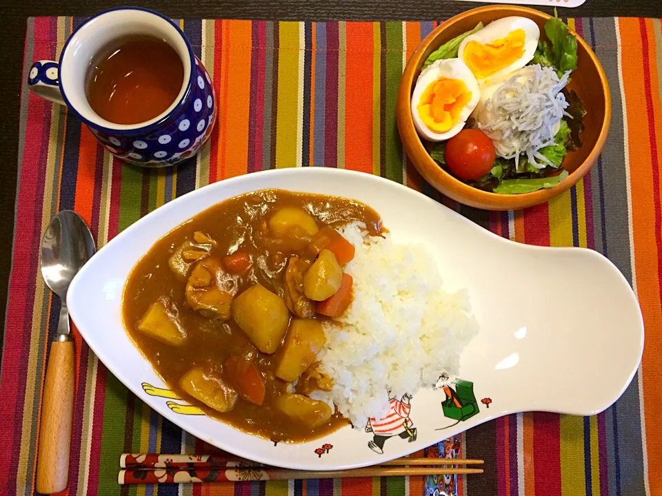 今夜はおつカレー(・ω・)ノで手抜き晩ごはん。。。|acoyaさん