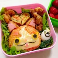 Snapdishの料理写真:ジバニャン！キャラ弁|いち仔さん