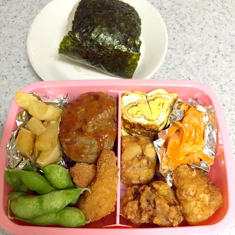 遠足、娘っ子の弁当。|のぶコさん