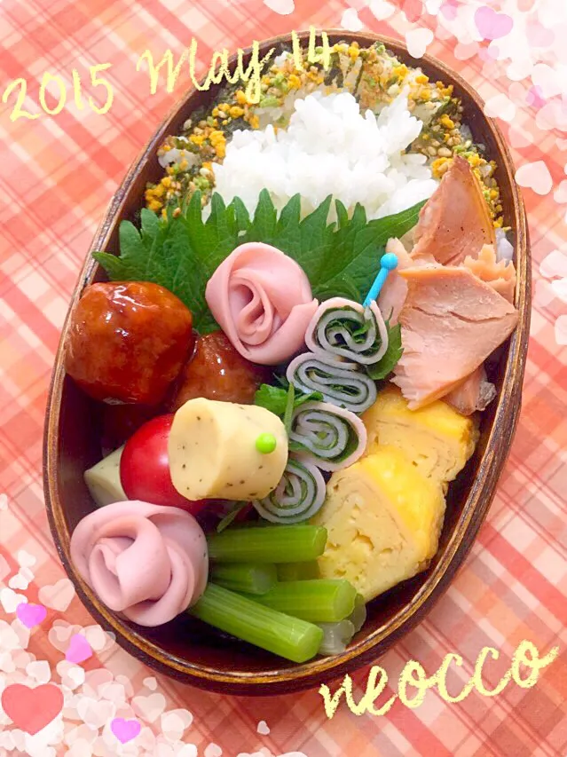 Snapdishの料理写真:お弁当2015/MAY/14|neoccoさん