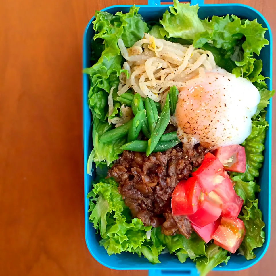 私のダイエット‼︎ヘルシー弁当‼︎ 20150514「焼き肉サラダ」|Youさん