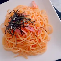 Snapdishの料理写真:明太マヨパスタ|みづいさん