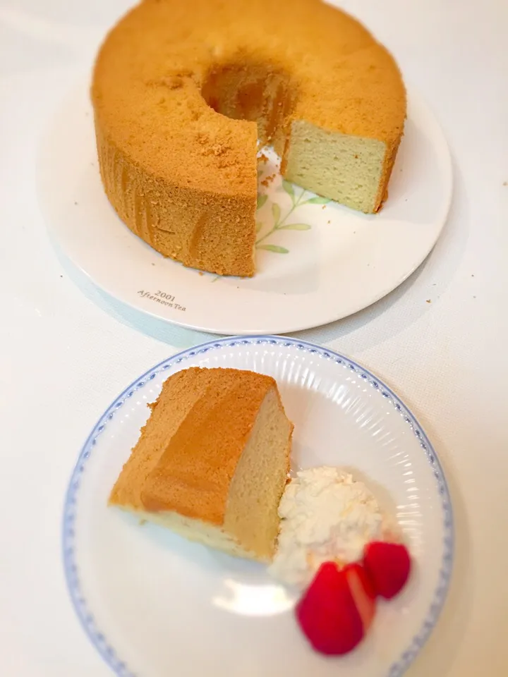 今日のおやつ☆シフォンケーキ|makoryuneさん