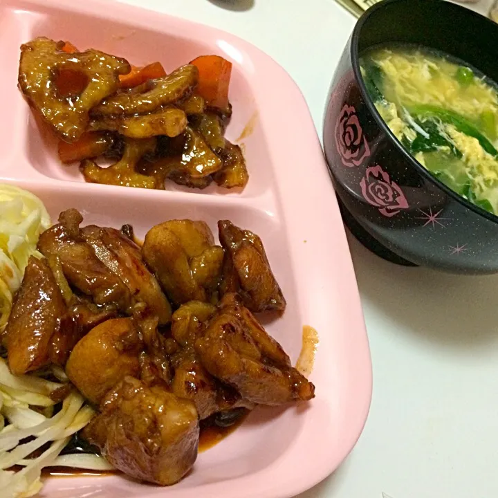 Snapdishの料理写真:本日の夕ご飯|bazyさん