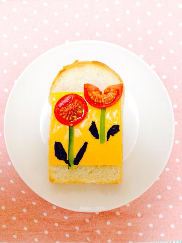 見てカワイイ 食べて美味しい 話題のお花トースト特集 Snapdish スナップディッシュ