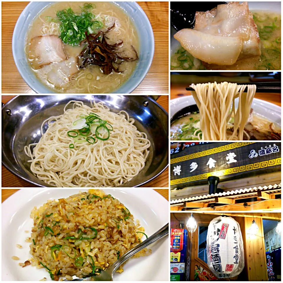 博多食堂 濃麻呂 歌舞伎町店＠新宿
チャーハンセット 850円 + 替玉 150円
#ラーメン #東京都新宿区 #新宿駅 #2015-132|しんたたさん