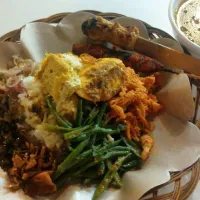 Snapdishの料理写真:Mixed Rice Balinese Style|Tya LaCroaziaさん