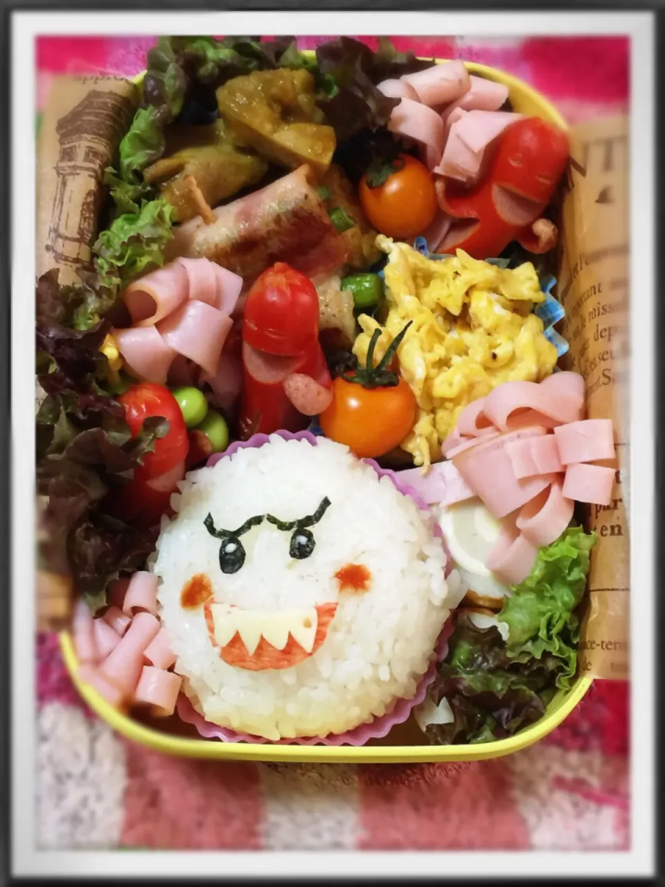 Snapdishの料理写真:スーパーマリオ オバケのテレサ弁当|やっちゃんさん