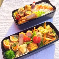 男子弁当&旦那弁当♡|まこさん