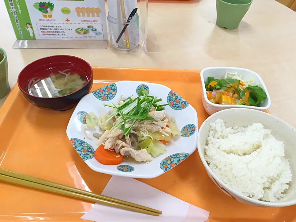 蒸し鶏と蒸し野菜の柚子ポン？|すかラインさん