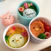 Snapdishの料理写真:久々の投稿 次女の遠足キャラ弁～すみっこぐらし～|りつ(*≧艸≦)さん