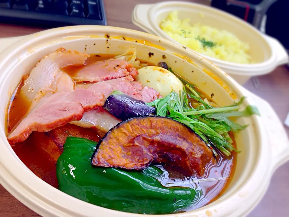 Soup Curry w/ Bacon and Vegetables Takeout|chan mitsuさん