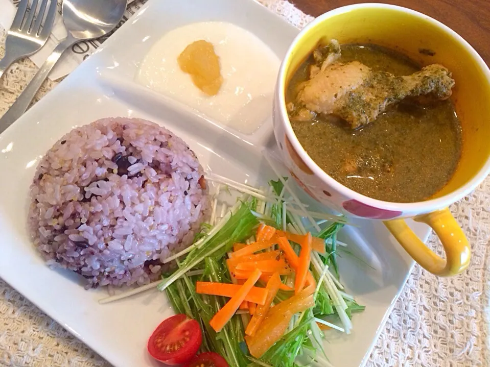 サーグチキンカレーのワンプレートランチ☆|Naoさん