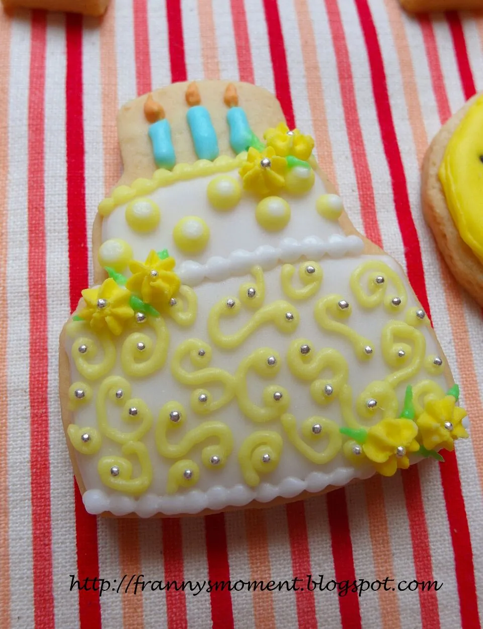 birthday cake icing cookies|Frannyさん