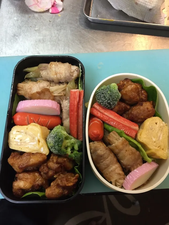 Snapdishの料理写真:娘と私のお弁当！|洋介さん