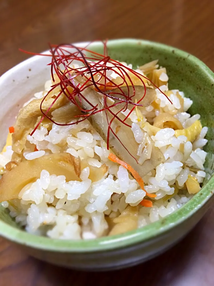 残り物で。。混ぜご飯🍴|井。よし🍇さん