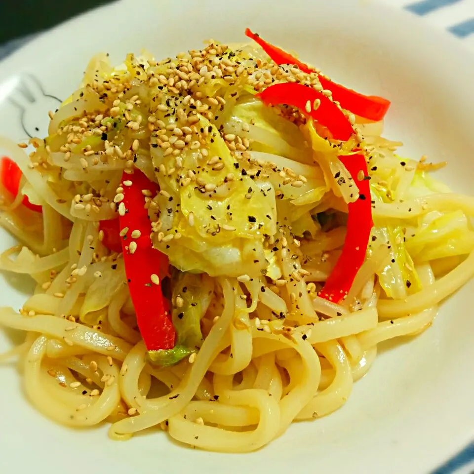 ✡焼きうどん|もこハムさん