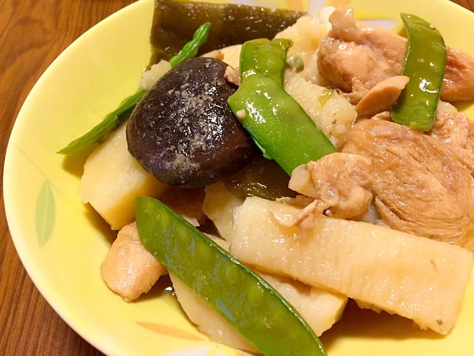 長いもと鶏肉のうま煮|えりさん