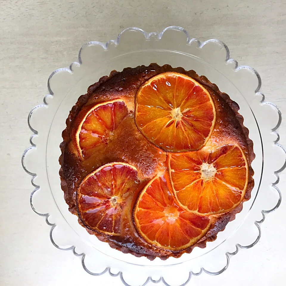 ブラッドオレンジのタルト|ウルーウールさん