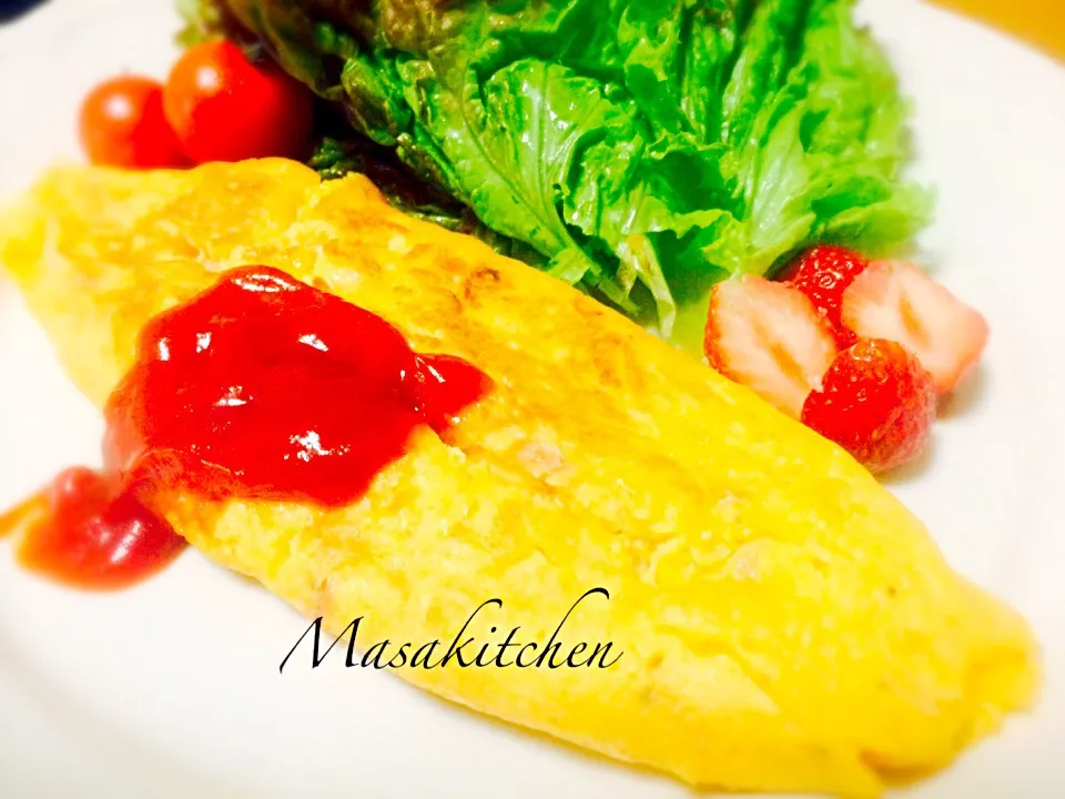 Sakura shrimp&cheese omelette|Masakiさん