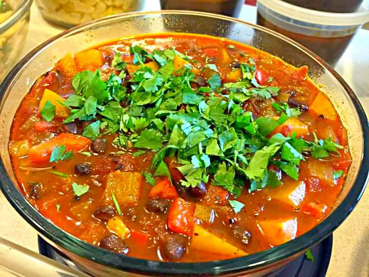 Black bean and butternut squash chili|CHUENCHAIさん