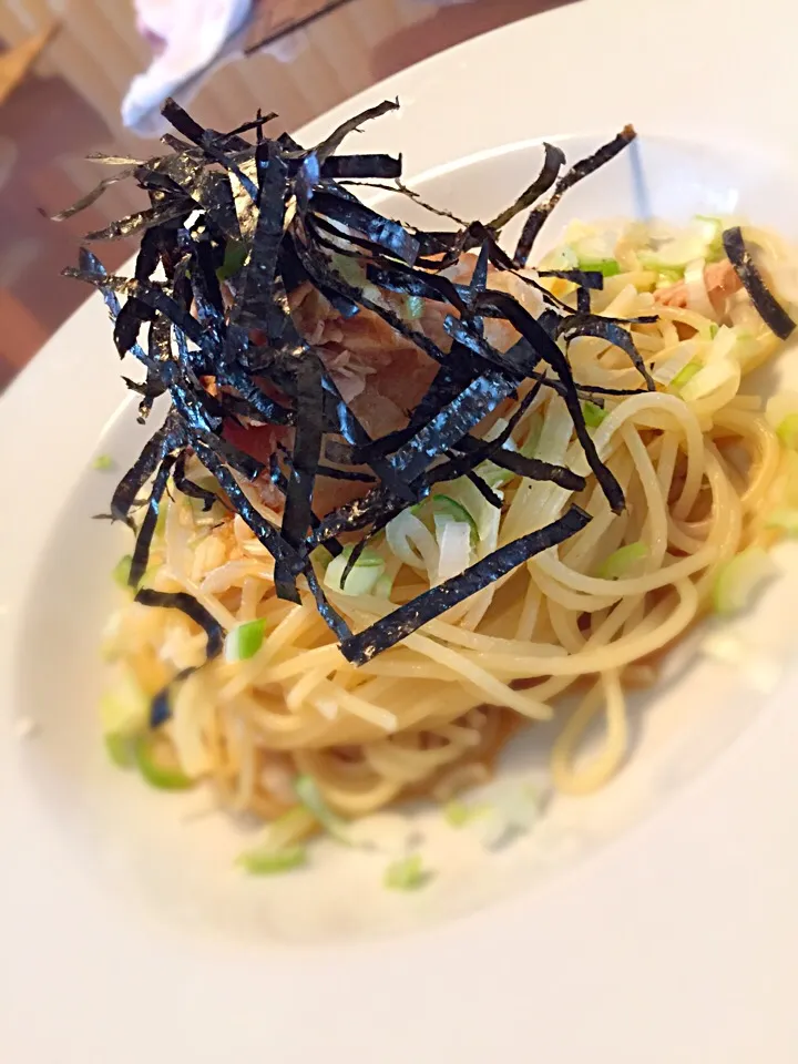 Snapdishの料理写真:大根とツナのポン酢パスタ🍝|taka-chanさん