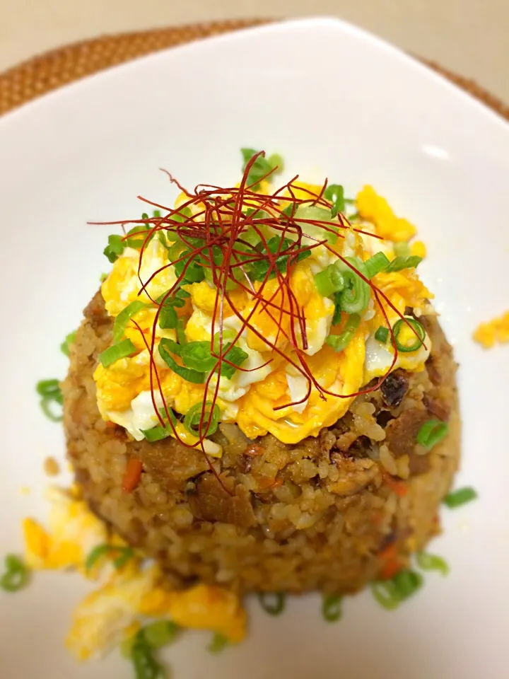 チャーシューの煮汁で炒飯～♬|まぁちゃんさん