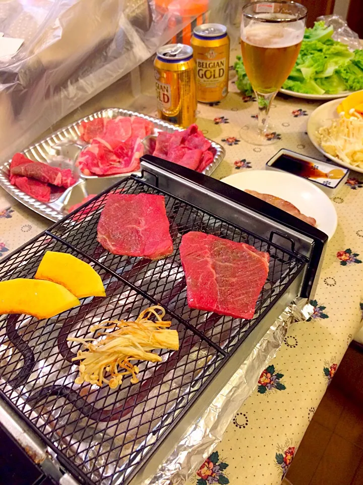 1人焼きにくぅーww|マツさん