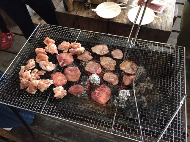 塩タンからBBQ開始❗️ʕ̡̢̡*ϾεϿ*ʔ̢̡̢✨|サソリさん